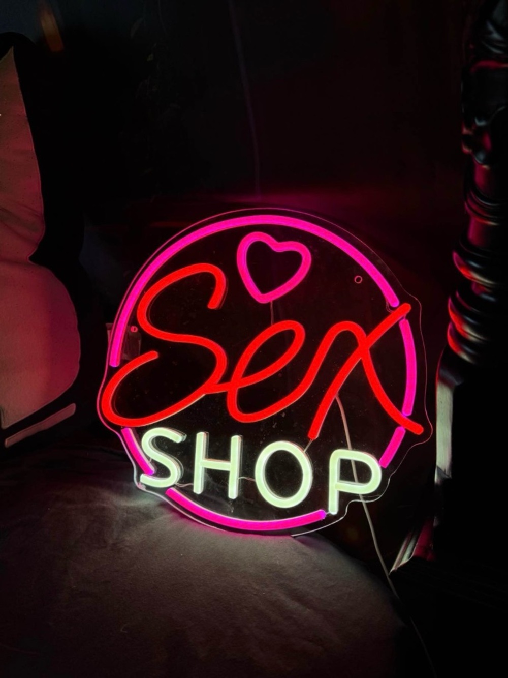 Neon "Sex Shop" Sign